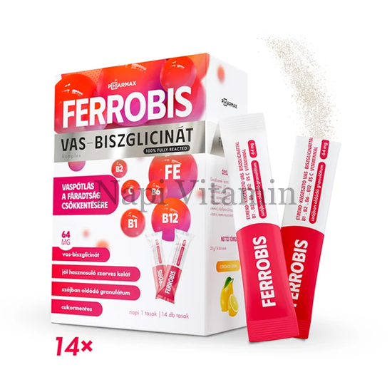 Pharmax Ferrobis Vas-biszglicinát 14x