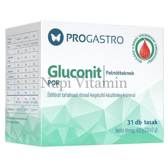 Progastro Gluconit por felnőtteknek 31x