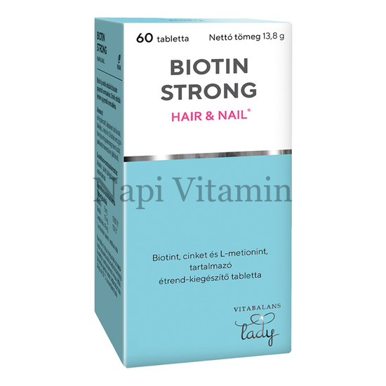 Biotin Strong Haj és köröm tabletta 60x