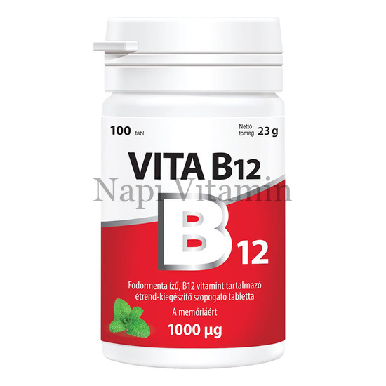 Vita B12 szopogató tabletta 100x