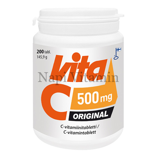 Vita-C 500mg Cink rágótabletta 200x