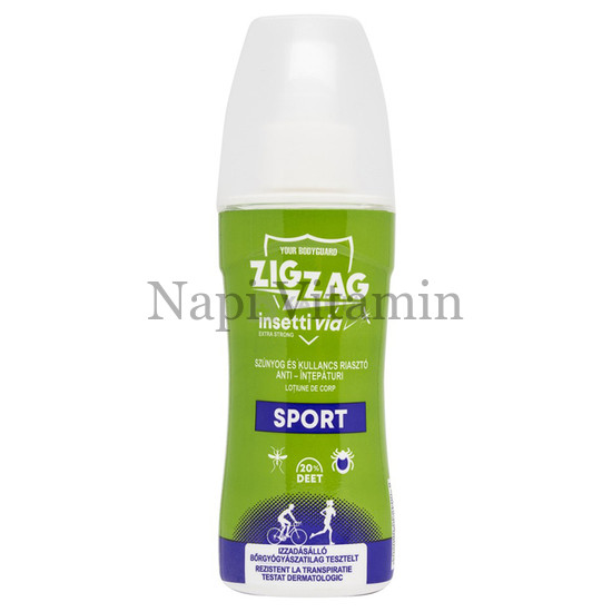 Zig Zag Sport Szúnyog és kullancsriasztó illatmentes permet 100ml