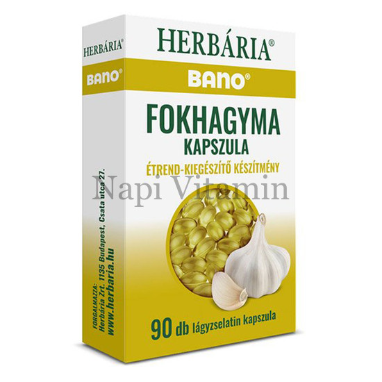 Bánó Fokhagyma kapszula 90x