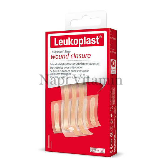 Leukoplast Leukosan Strip steril elasztikus sebzáró csík 9x