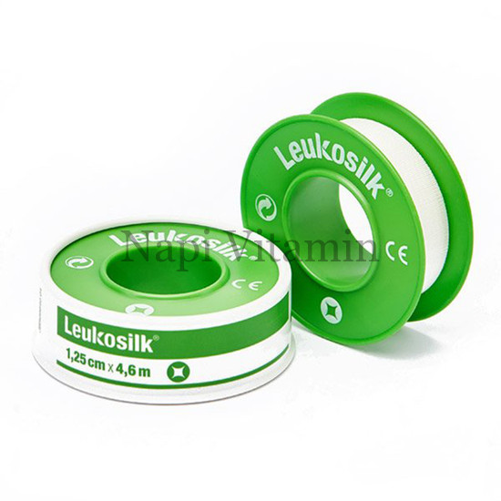 Leukosilk ragtapasz – 1,25cm x 4,6m 1x