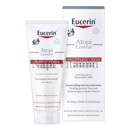 Eucerin AtopiControl SOS atópiás bőrre bőrnyugtató krém 100ml