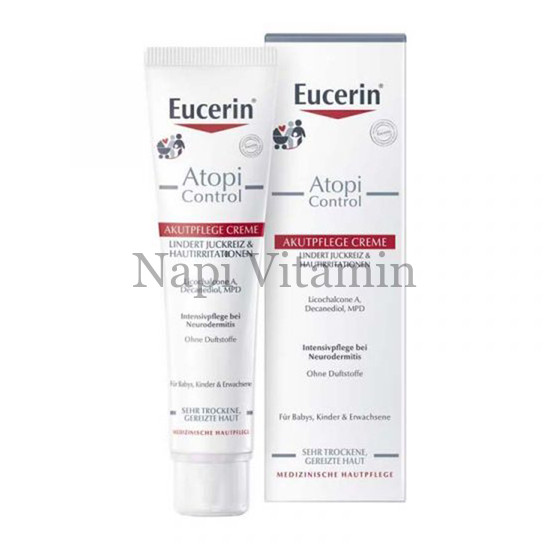 Eucerin AtopiControl SOS atópiás bőrre bőrnyugtató krém 40ml
