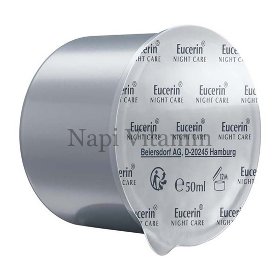 Eucerin Hyaluron-Filler ráncfeltöltő éjszakai arckrém öko-utántöltő 50ml