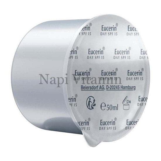 Eucerin Hyaluron-Filler Ráncfeltöltő nappali arckrém öko-utántöltő 50ml