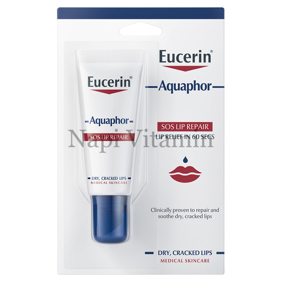 Eucerin Aquaphor SOS Ajakbalzsam 10ml