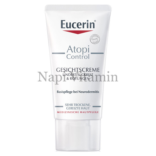 Eucerin AtopiControl 12% Omega zsírsavas arckrém 50ml