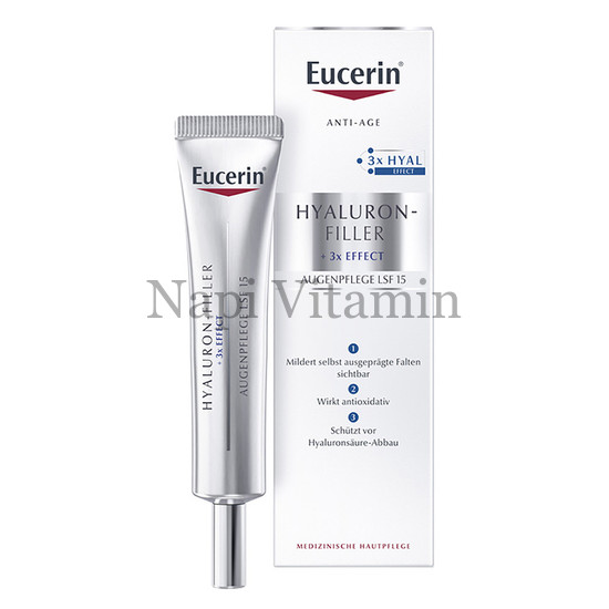 Eucerin Hyaluron-Filler Ráncfeltöltő szemránckrém 15ml