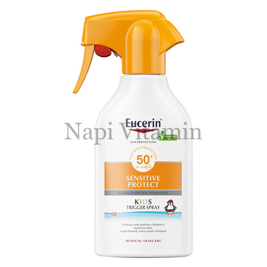 Eucerin Sun Sensitive Protect Gyermek napozó spray SPF50+ 250ml