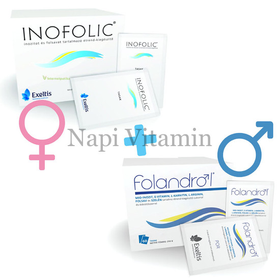 Babaváró csomag - Inofolic 60x + Folandrol 60x