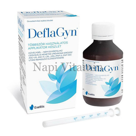 DeflaGyn hüvelygél + 2 db. applikátor 150ml - Duó ár
