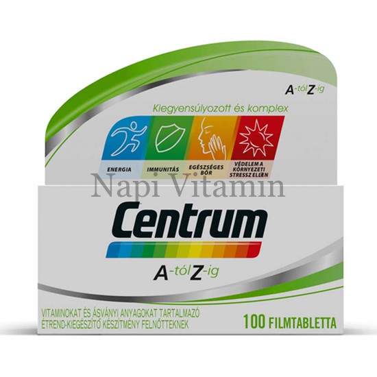 Centrum A-tól Z-ig multivitamin filmtabletta 100x