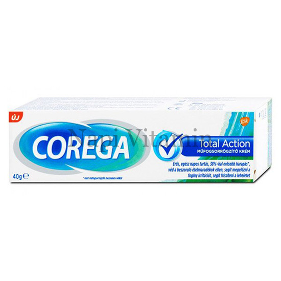 Corega Total Action műfogsorrögzítő krém 40g Corega Total Action műfogsorrögzítő krém 40g