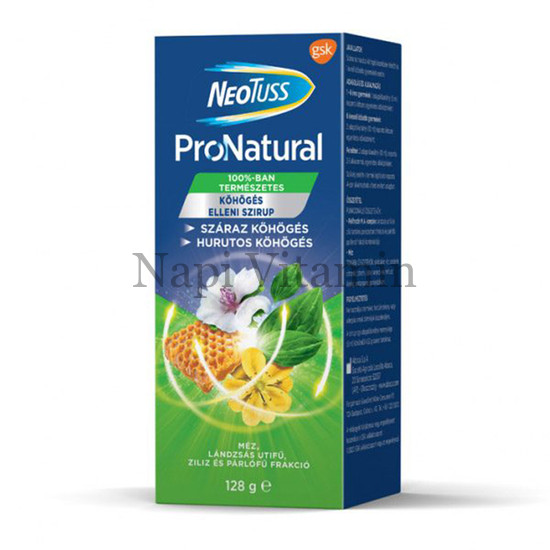 NeoTuss ProNatural köhögés elleni szirup 128g