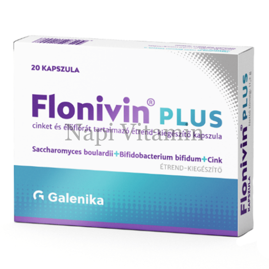 Flonivin Plus Cink élőflóra kapszula 20x