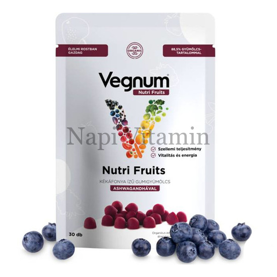 Vegnum Nutri Fruits Ashwagandha gumigyümölcs 30x
