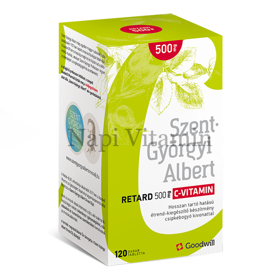 Szent-Györgyi Albert Retard 500 mg C-vitamin 120x