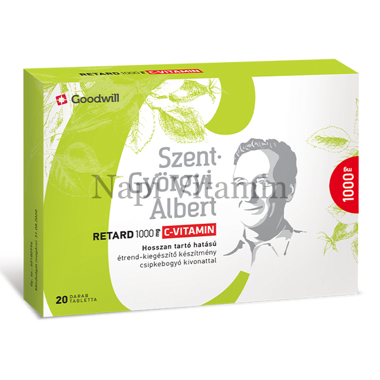 Szent-Györgyi Albert Retard 1000 mg C-vitamin 20x