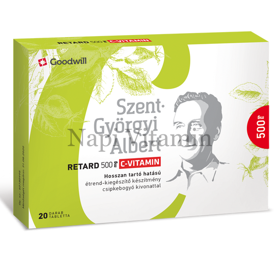 Szent-Györgyi Albert Retard 500 mg C-vitamin 20x