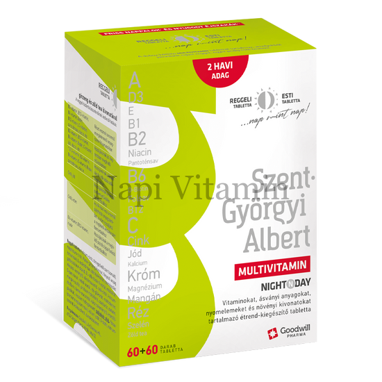 Szent Györgyi Albert Multivitamin Night n Day 120x