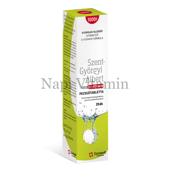 Szent Györgyi Albert 1000 Mg C-Vitamin Pezsgőtabletta 20x