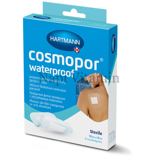 Cosmopor vízálló sebtapasz 10x8cm 5x