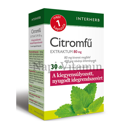 Interherb Napi 1 Citromfű Extraktum 30x