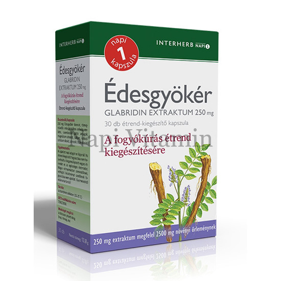 Interherb Napi 1 Édesgyökér Extraktum 30x