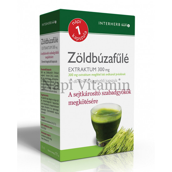 Interherb Napi 1 Zöldbúzafűlé Extraktum 30x