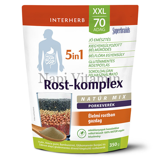 Interherb XXL Rost komplex natur porkeverék 350g Interherb XXL Rost komplex natur porkeverék 350g