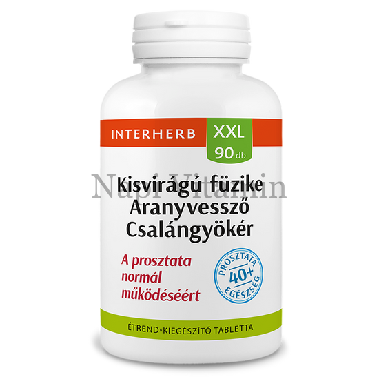 Interherb XXL kisvirágú füzike, aranyvessző, csalángyökér kapszula 90x