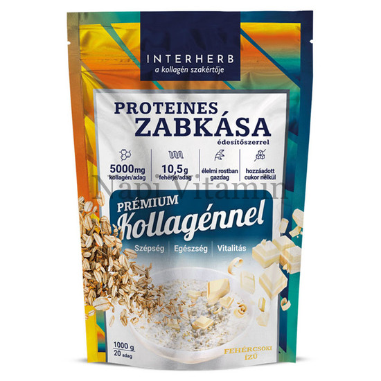 Interherb Proteines zabkása fehércsoki ízű 1000g