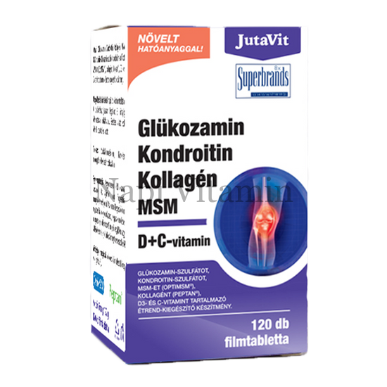 JutaVit Glükozamin Kollagén MSM D+C-vitamin 120x