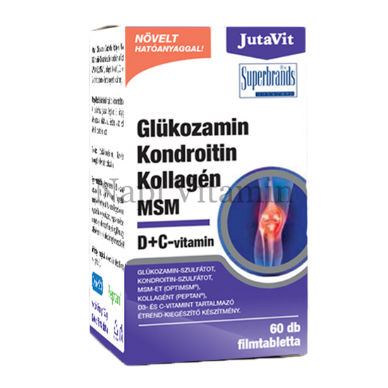 JutaVit Glükozamin Kollagén MSM D+C-vitamin 60x