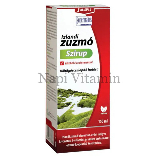 JutaVit Izlandi zuzmó szirup 150ml