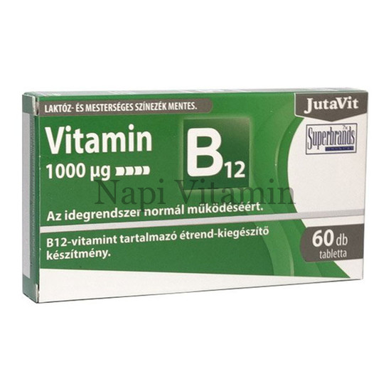 JutaVit B12-vitamin 1000µg tabletta 60x