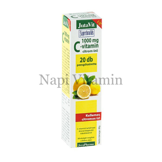JutaVit C-vitamin 1000mg pezsgőtabletta 20x