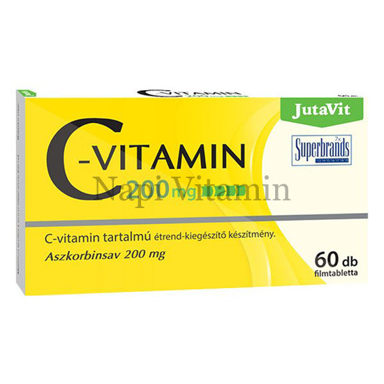 JutaVit C-vitamin 200mg filmtabletta 60x