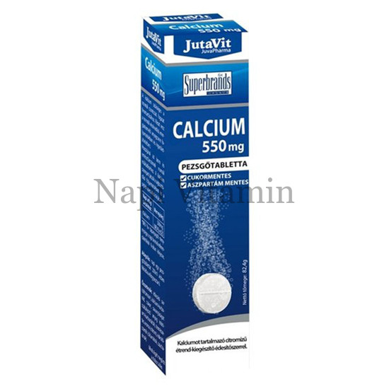 JutaVit Calcium 550 mg pezsgőtabletta 16x