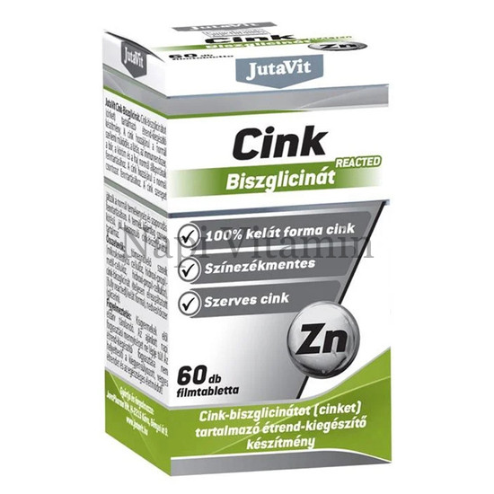 JutaVit Cink biszglicinát filmtabletta 60x