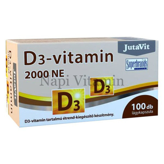 JutaVit D-vitamin 2000NE 100x