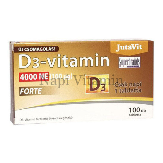 JutaVit D3-vitamin 4000NE 100x