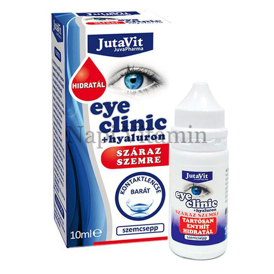 JutaVit Eye Clinic szemcsepp száraz szemre 10ml