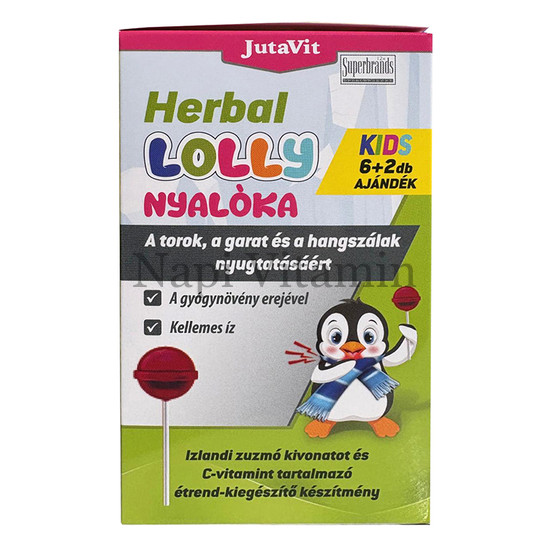 JutaVit Herbal Lolly Torok nyalóka 8x