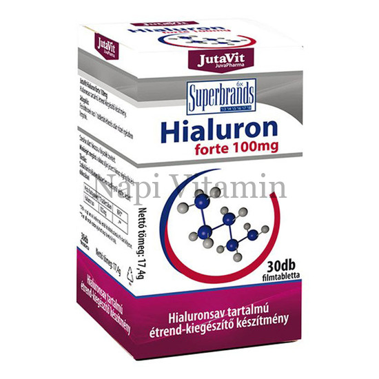 JutaVit Hialuron Forte 100 mg tabletta 30x