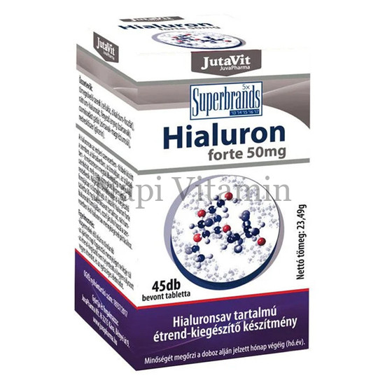 JutaVit Hialuron forte 50mg tabletta 45x